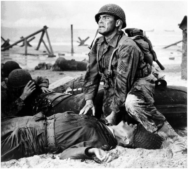116th Regiment, 29th Infantry Division storm Omaha Beach,.